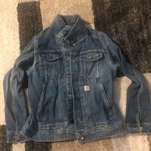 Carhartt Women's Medium Stonewash Denim Jacket